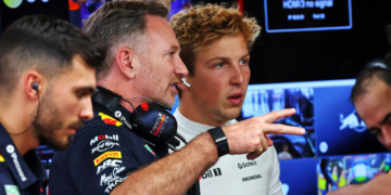 Liam Lawson has denied a sense of tension at Red Bull that preceded Christian Horner's sacking