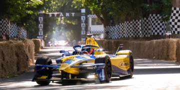 F1 legend Johnny Herbert has revealed how it felt to drive a Formula E car. Image: Matt Sills