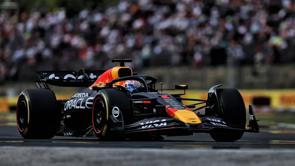 Max Verstappen struggled with the RB21 at the Hungaroring during free practice