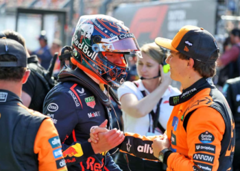 Max Verstappen has closed down the McLaren drivers at a rapid rate recently