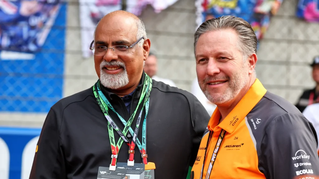 McLaren CEO Zak Brown and Mastercard communications chief Raja Rajamannar have spoken of their pleasure at the deal