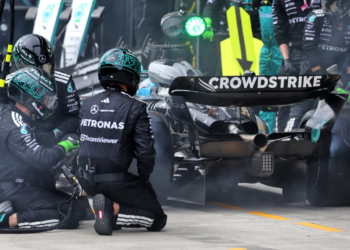 The Mercedes W16's rear suspension upgrade was ultimately a failure