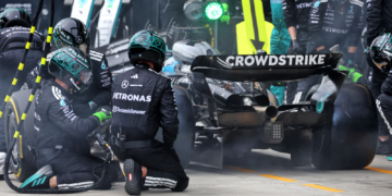 The Mercedes W16's rear suspension upgrade was ultimately a failure