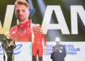 Oliver Rowland has revealed why he may not carry #1 on his Nissan next year. Image: Emma Ridgway