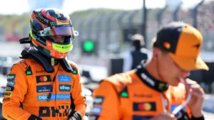 Oscar Piastri took pole position for the Dutch GP, having leapfrogged team-mate Lando Norris