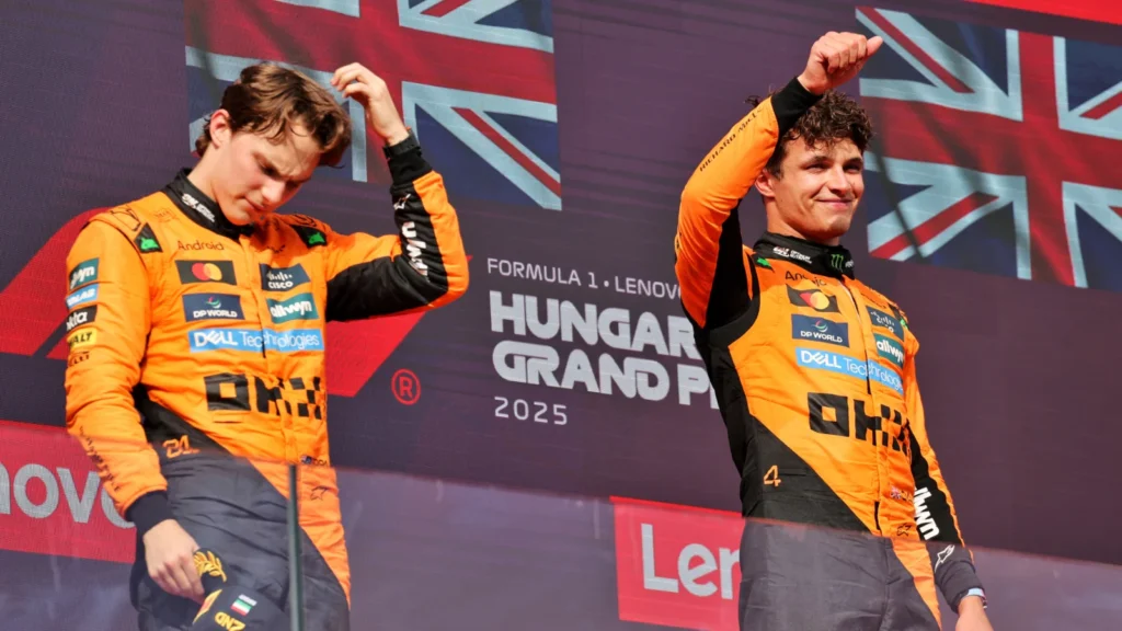 Oscar Piastri saw his lead cut to just nine points heading into the summer break