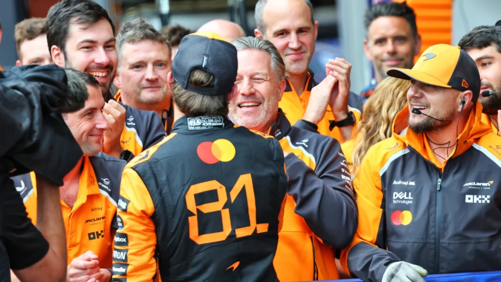 There is a harmonious atmosphere at McLaren