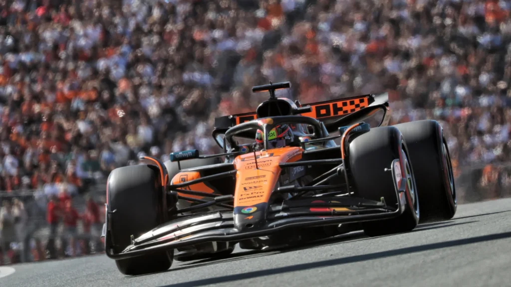 Oscar Piastri took pole position for the Dutch GP, heading a McLaren 1-2
