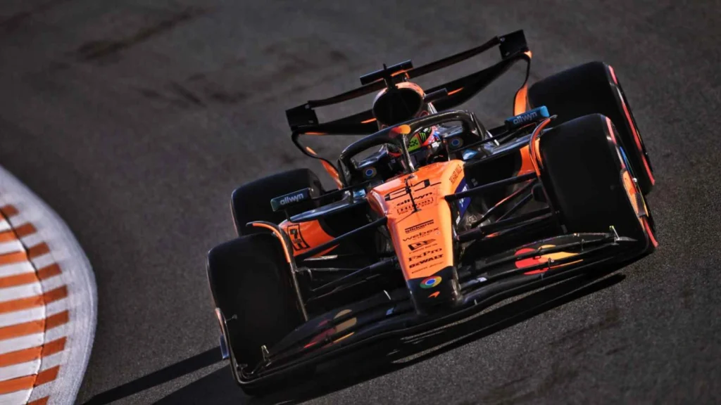 Oscar Piastri currently leads the championship by nine points to McLaren team-mate Lando Norris