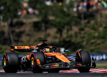 Oscar Piastri settled for second place after qualifying for the F1 Hungarian GP