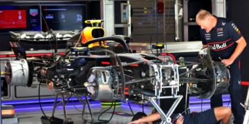 Red Bull's RB21 is one of only three cars with upgrades at Hungary this weekend