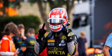 Roman Stanek secured a front row lockout for Invicta Racing after qualifying at the Hungaroring