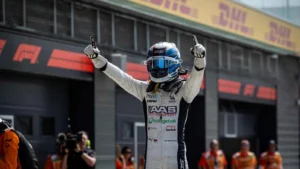 Tasanapol Inthraphuvasak fended off a late challenge from Ugo Ugochukwu for the race win in Hungary