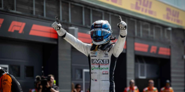 Tasanapol Inthraphuvasak fended off a late challenge from Ugo Ugochukwu for the race win in Hungary