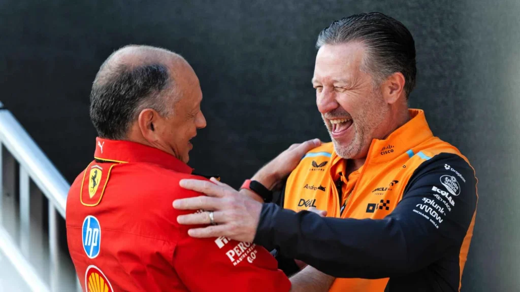 Zak Brown credits Ferrari-McLaren rivalry’s fun edge to Fred Vasseur
