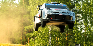 Kalle on course in Finland