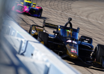 Foster sported a special livery on his RLL #45 Honda for the season finale race in Nashville. Photo: Kevin Dejewski