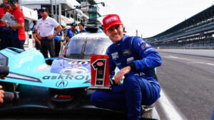 Blomqvist continued his team's pace from earlier in the weekend to secure pole. Photo: Kevin Dejewski
