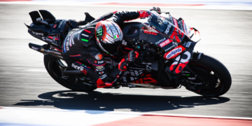 Marco Bezzecchi takes Misano MotoGP Sprint victory, Marc Marquez crashes