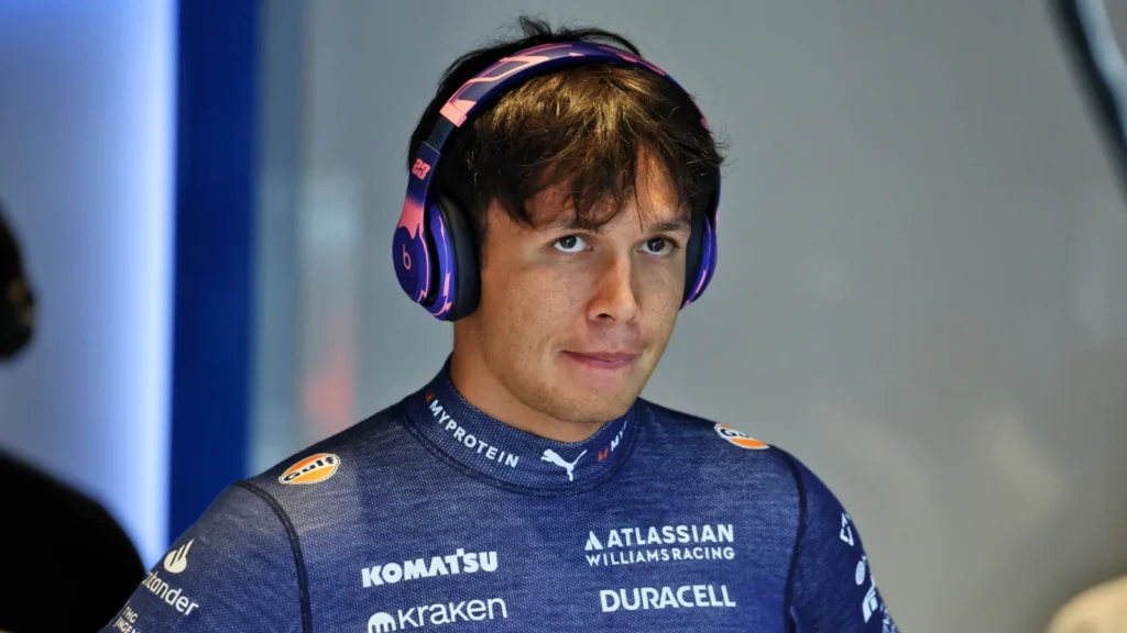 Alex Albon believes that drivers on the inside of corners, like Liam Lawson, have "far too much power"