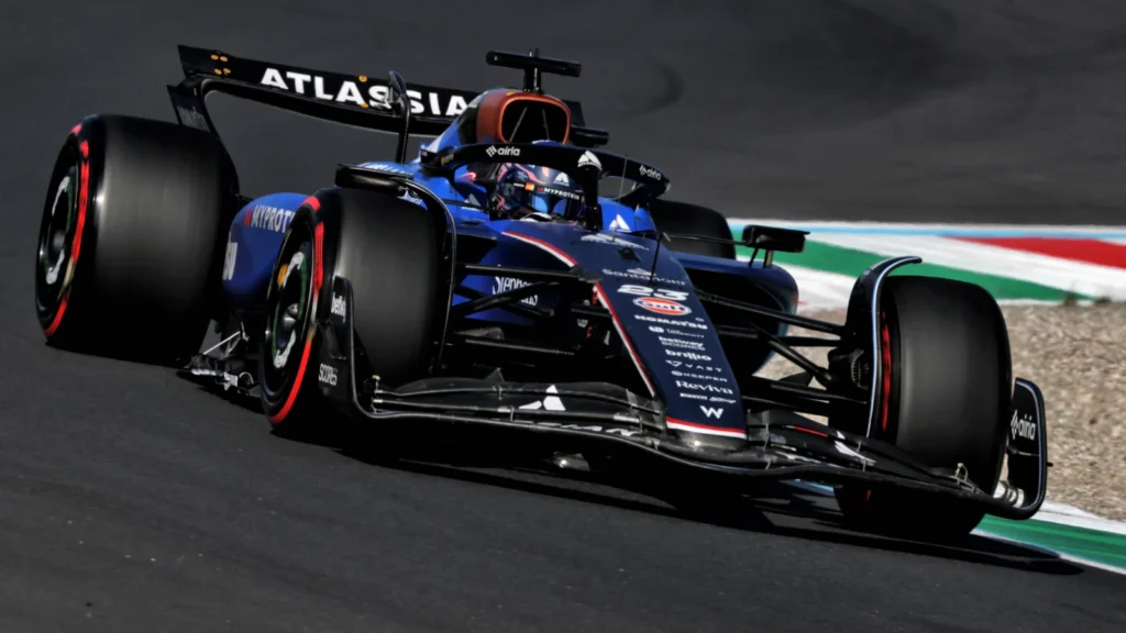 Alex Albon was knocked out in Q2 along with Williams team-mate Carlos Sainz