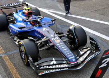Carlos Sainz claimed second on the grid for the Azerbaijan GP