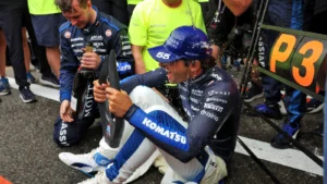 Carlos Sainz's third place in Baku placed in the him in the history books with a unique F1 record