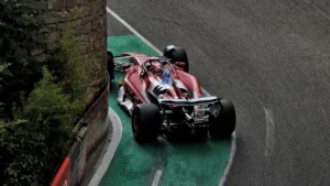 The Baku City Circuit saw a frantic qualifying session