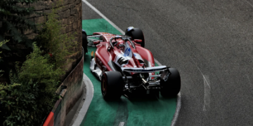 The Baku City Circuit saw a frantic qualifying session