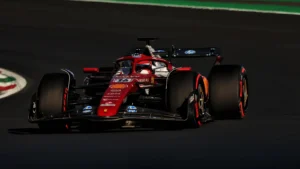 Charles Leclerc is downbeat about Ferrari's win prospects at Monza