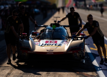 Stevens fastest in red flag-filled FP1 at COTA for WEC
