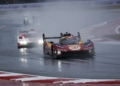 Ferrari’s Antonio Giovinazzi leads in heavy rain at COTA