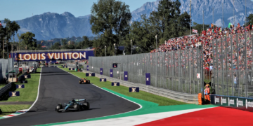 McLaren headed the times in FP2 at Monza