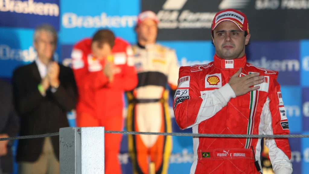 Felipe Massa lost the F1 title in the final round in 2008, having had his race ruined in Singapore, where the incident occurred