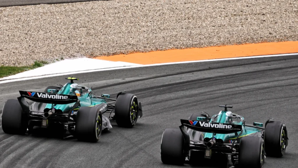 Fernando Alonso finished behind Aston Martin team-mate Lance Stroll at Zandvoort