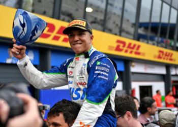 Isack Hadjar took his maiden podium at the Dutch GP