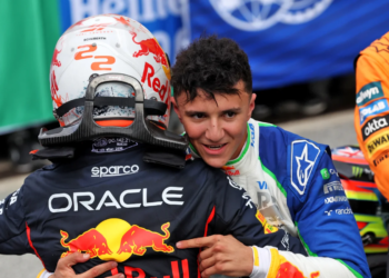 Isack Hadjar earned huge acclaim from his fellow drivers after his maiden F1 podium