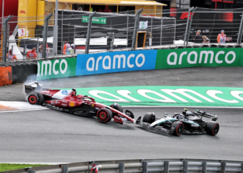 Kimi Antonelli's collision was Charles Leclerc was a big talking point at the Dutch GP