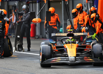 Lando Norris was unable to capitalise on team-mate Oscar Piastri's DNF in Baku