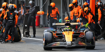 Lando Norris was unable to capitalise on team-mate Oscar Piastri's DNF in Baku