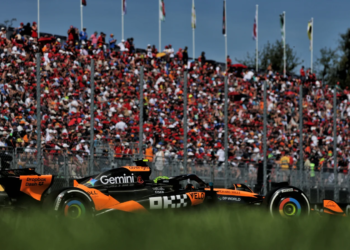 Lando Norris topped FP3 for the F1 Italian GP