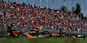 Lando Norris topped FP3 for the F1 Italian GP