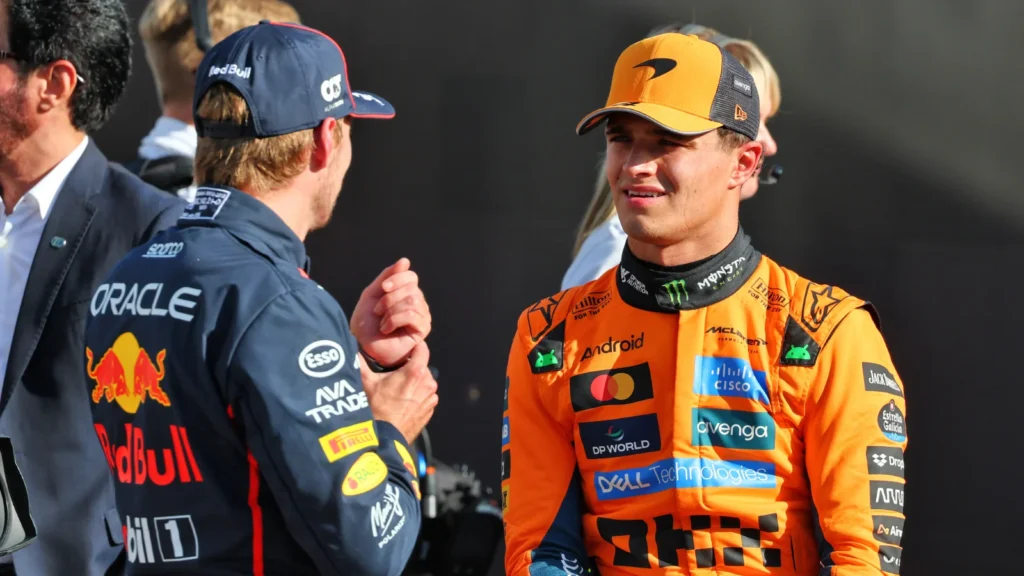 Lando Norris missed out on pole position to Max Verstappen at Monza