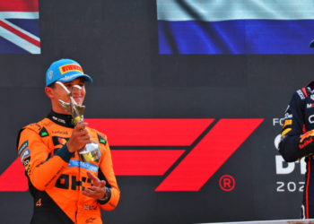 Lando Norris was booed by fans on the podium after the Italian GP