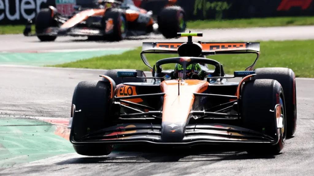 McLaren has explained the call to swap drivers late in the Italian GP