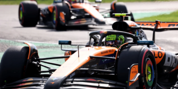 Lando Norris was let back into second at Monza by Oscar Piastri
