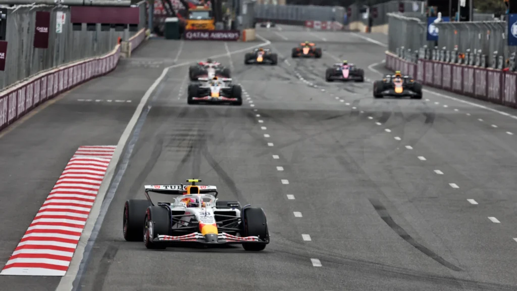 Liam Lawson managed to take third place on the grid for the Azerbaijan GP