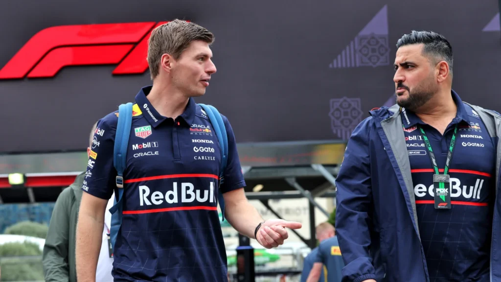 Max Verstappen has arrived in Baku fresh from his Nurburgring race