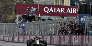 Max Verstappen took a dominant win in Baku