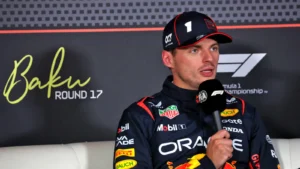 Max Verstappen detailed how tricky it was to stay focused as he took pole in Azerbaijan